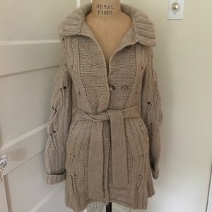 Stewart Brown Cashmere Sweater Coat